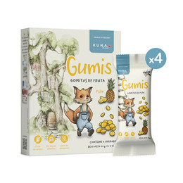 Kuna Gomitas Sabor Piña - 4 Unidades