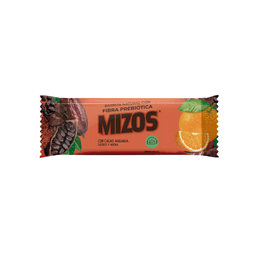 Mizos Barrita Natural Naranja Cacao con Fibra Prebiótica - 35 grs