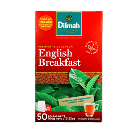 Té Negro English Breakfast Dilmah - 50 Unidades