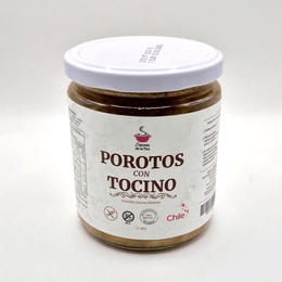 Porotos con Tocino Sabores de la Pao - 400 grs