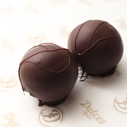 Bombones de trufa APLV Vegano