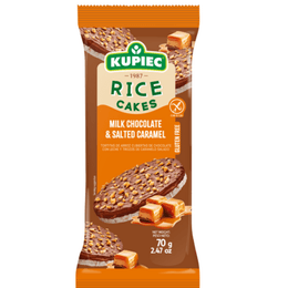 Kupiec Galletas de Arroz Chocolate Salted Caramel - 70 grs