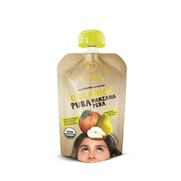 AMA Puré de Frutas Manzana Pera - 90 grs