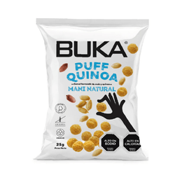 Buka Puff Quinoa Maní - 25 grs