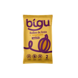 Bigu Rollos de Fruta y Zapallo - 25 grs