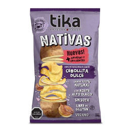 Pack 3 Tika Chips Nativas Cebollita Dulce - 150 grs
