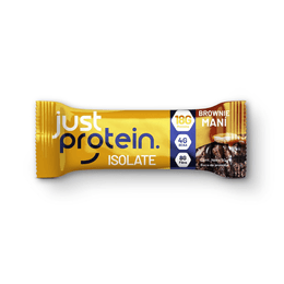 Barra Proteína Justprotein Isolate Brownie Maní - 50 grs