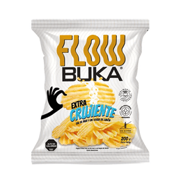 Buka Papas Fritas Flow con Sal de Mar  y un toque de limón - 200 grs