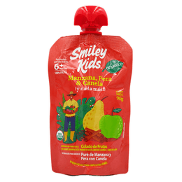  Pack 6 Smiley Kids Manzana Pera Canela - 90 grs 
