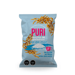 Puri Ramitas de Garbanzos Sabor Oliva Sal de Mar - 22 grs