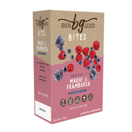 Box Bolitas Maqui Frambuesa Bien BG Good - 150 grs