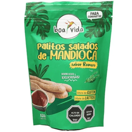 Palitos Familiar Salados de Mandioca Sabor Romero - 130 grs