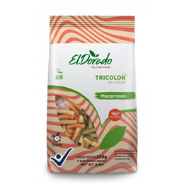 Pasta Tricolor Macarrones El Dorado - 250 grs