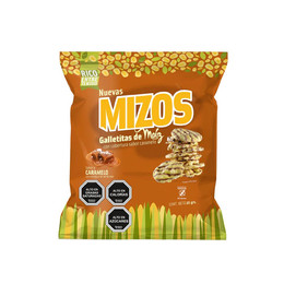 Mizos Galletas de Maíz con Caramelo - 20 grs