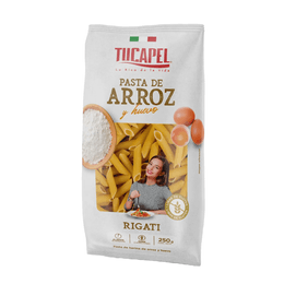 Tucapel Pasta de Arroz Rigati - 250 grs