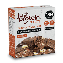 Caja Barra Proteína Aislada Chocolate Avellana - 250 grs