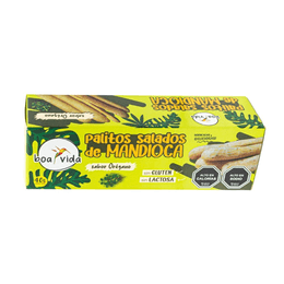 Palitos Salados de Mandioca Sabor Orégano - 40 grs