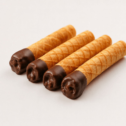 Pack 4 Barquillos Bañados con Chocolate Sin Gluten - Euforia
