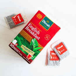 Té Negro English Breakfast Dilmah - 50 Unidades