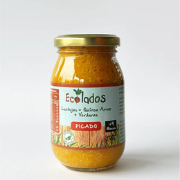 Ecolados Picado Lentejas Quínoa Arroz y Verduras - 200 grs