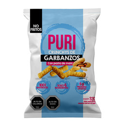 Crunchys de Garbanzos Puripop - 32 grs