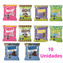 Pack 10 Mizos Galletas de Arroz y Maíz Variadas