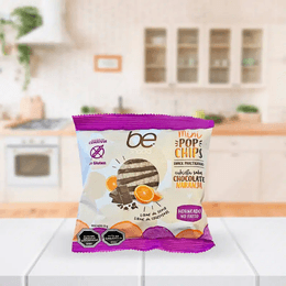 Mini Pop Chips sabor Chocolate Naranja - 25 grs