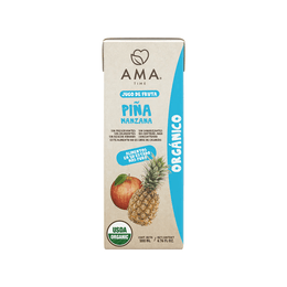 Pack 3 AMA Jugo de Fruta Manzana Piña Orgánico - 200 ml