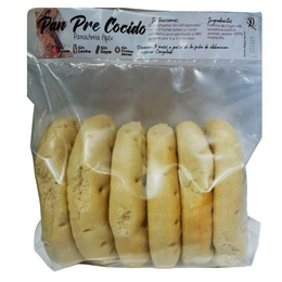 Mini Hallullas Precocidas Aptas APLV - 6 Unidades