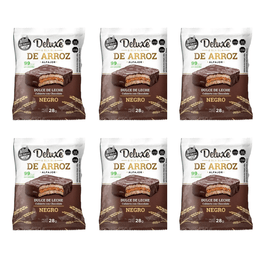 Pack 6 Alfajor de Arroz Dulce de Leche Deluxe - 28 grs