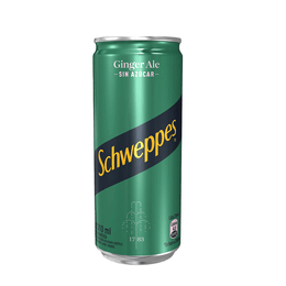 Schweppes Ginger Ale Sin Azúcar - 310 ml