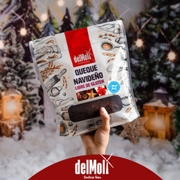 Queque Navideño con Fruta Confitada Libre de Gluten - 400 grs