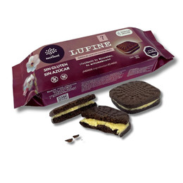 Lupino Galletas de Cacao con Crema de Vainilla - 180 grs