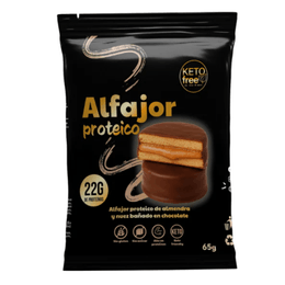 Alfajor Proteico de Almendra y Nuez - 65 grs