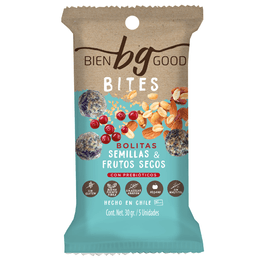 Bolitas Semillas y Frutos Secos Bien BG Good - 30 grs