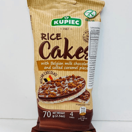 Kupiec Galletas de Arroz Chocolate Salted Caramel - 70 grs