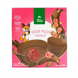 Nutrisa Queque relleno con frambuesa 4 Unidades - 120 grs