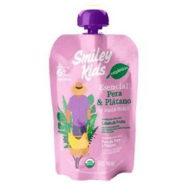 Pack 6 Smiley Kids Pera Plátano - 90 grs 