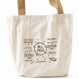 Bolsa Reciclable Algodón Grande Allfree
