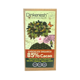 Dinkenesh Barra de Chocolate Orgánco 85% Cacao - 100 grs 