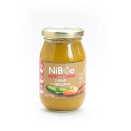 Niboo Colado Carne y Verduras - 210 grs
