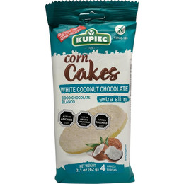 Kupiec Galletas de Maíz Coco y Chocolate Blanco - 62 grs