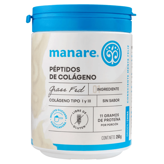 Péptidos de Colágeno Hidrolizado - 250 g Manare - Diseño sin título - 2025-07-31T092414.976.png