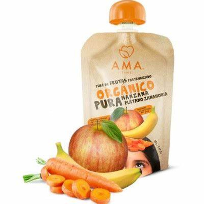  Pack 8 AMA Manzana Plátano Zanahoria Orgánico - 90 grs - platano zanahoria.jpg