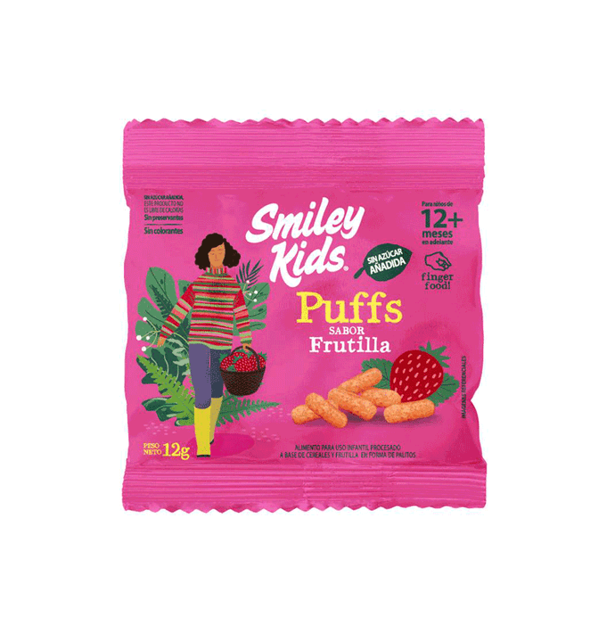 Smiley Kids Puffs Frutilla - 12 grs  - Frutilla.png