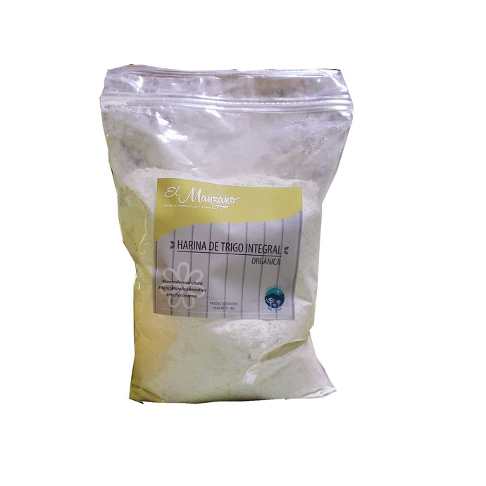 Harina de Trigo Integral Orgánica El Manzano - 1 Kilo - trigo organico.jpg