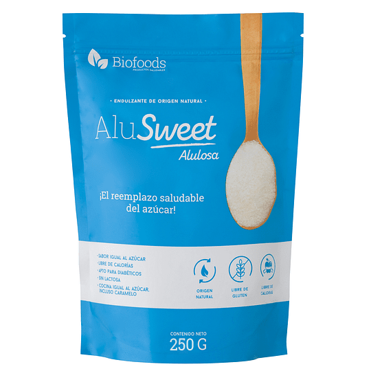 AluSweet Alulosa en Polvo - 250 grs - Alusweet 250 gr.png