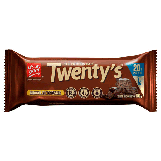 Barra Twentys Chocolate Brownie (20 grs de Proteina) - 60 grs - Chocolate.png