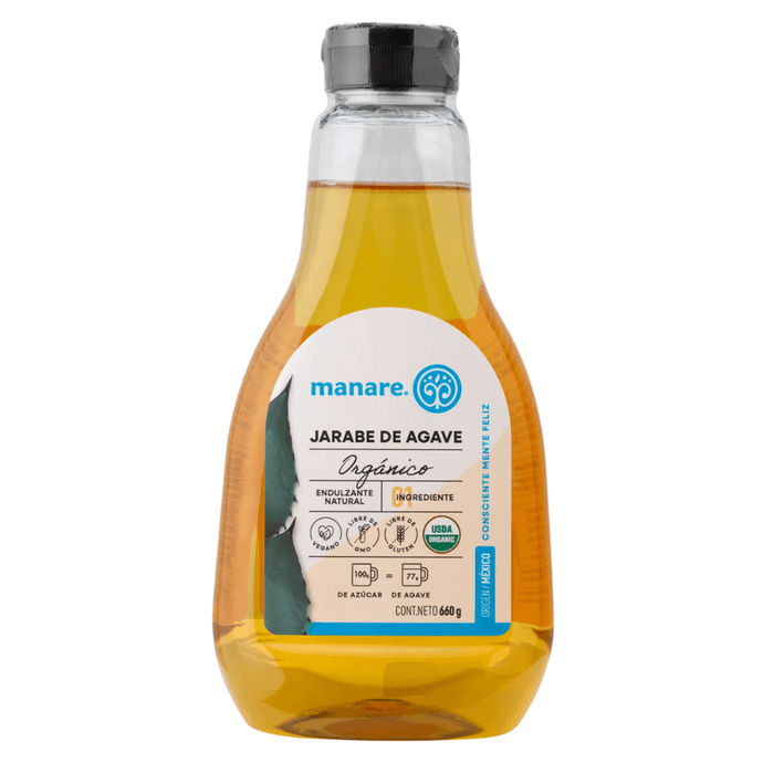 Jarabe de Agave Orgánico - 660 grs Manare - Diseño sin título - 2025-07-09T144848.611.png