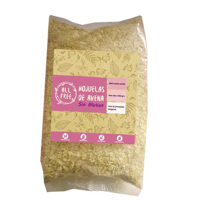 Avena Integral Instantánea sin Gluten Allfree - 1 Kilo  - avena sin gluten 1000 grs.jpg